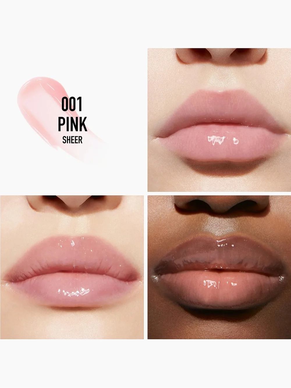 Dior Addict Lip Maximizer Lip Gloss In 001 Pink NIB